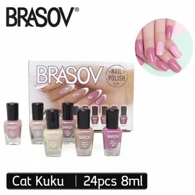 Jual Per Botol Kutek Brasov Nude Series Shopee Indonesia