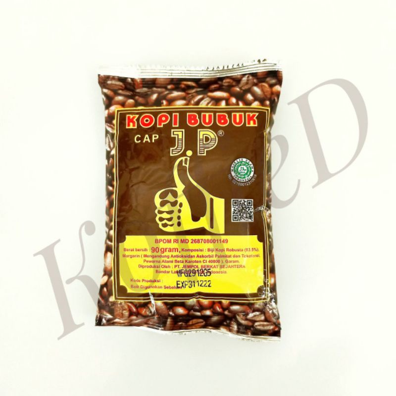 Jual Kopi Bubuk Robusta Kopi Hitam Kopi Tubruk Cap Jp Jempol Asli