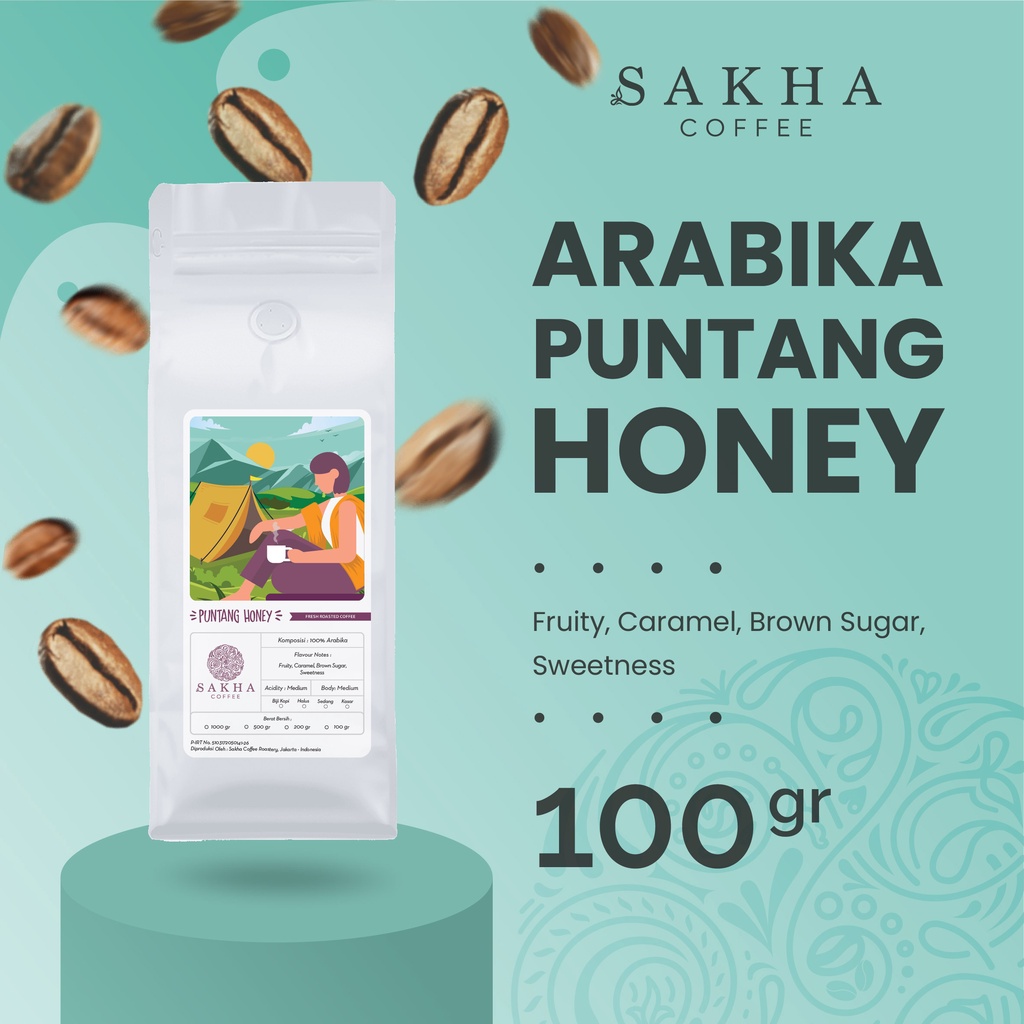 Jual Sakha Coffee Kopi Arabika Gunung Puntang Honey Process Arabica