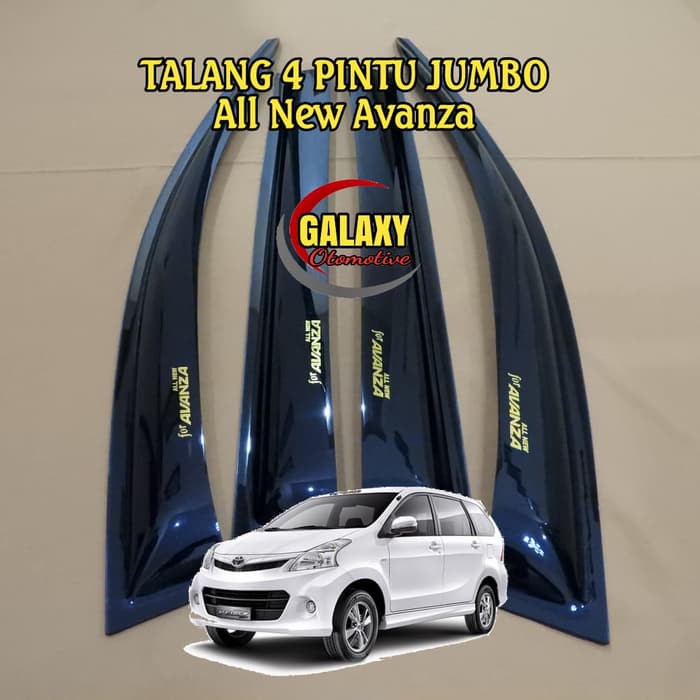 Jual Jual Talang Air 4Pintu Hitam For ALL NEW AVANZA Jumbo Shopee