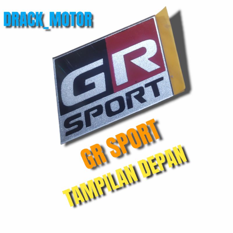 Jual EMBLEM GR SPORT ORIGINAL EMBLEM TULISAN GR SPORT ORIGINAL SATUAN