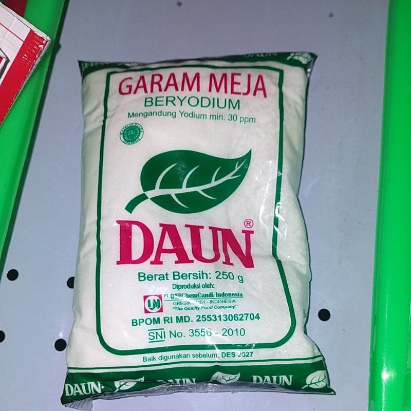 Jual Garam Meja Daun Beryodium Gr Shopee Indonesia