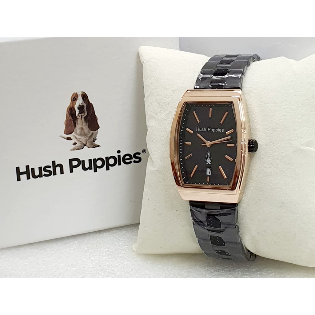 Jual Jam Tangan Wanita Hush Puppies Ct Tali Rantai Tanggal Aktif