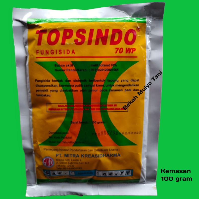 Jual Fungisida Topsindo Wp Gram Obat Pembasmi Jamur Tanaman Blas