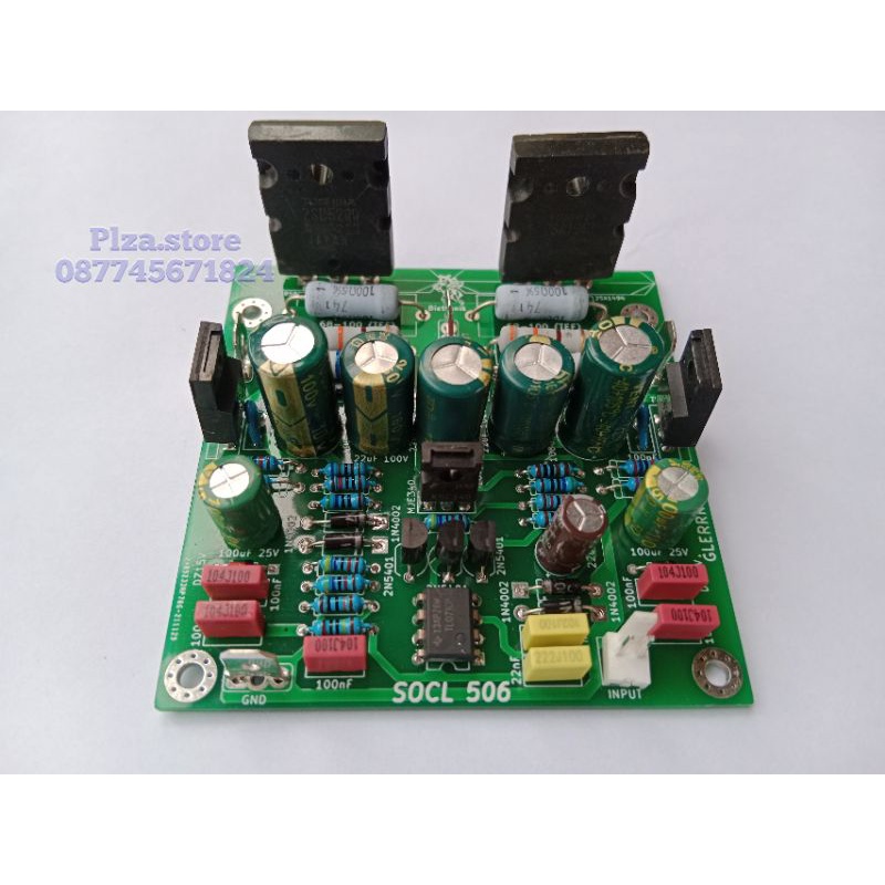 Jual KIT POWER AMPLIFIER SOCL 504 DAN SOCL 506 TEF DOBEL LAYER