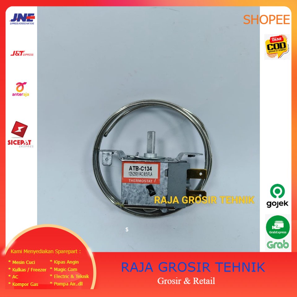 Jual Thermostat Kulkas 134 Thermo Stat Pengatur Suhu Refrigerator