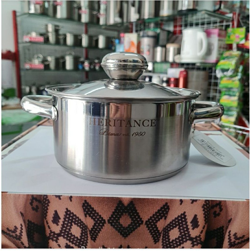 Jual BP121216 Panci Sauce Pot D16cm Bima Heritance Prolite Tutup