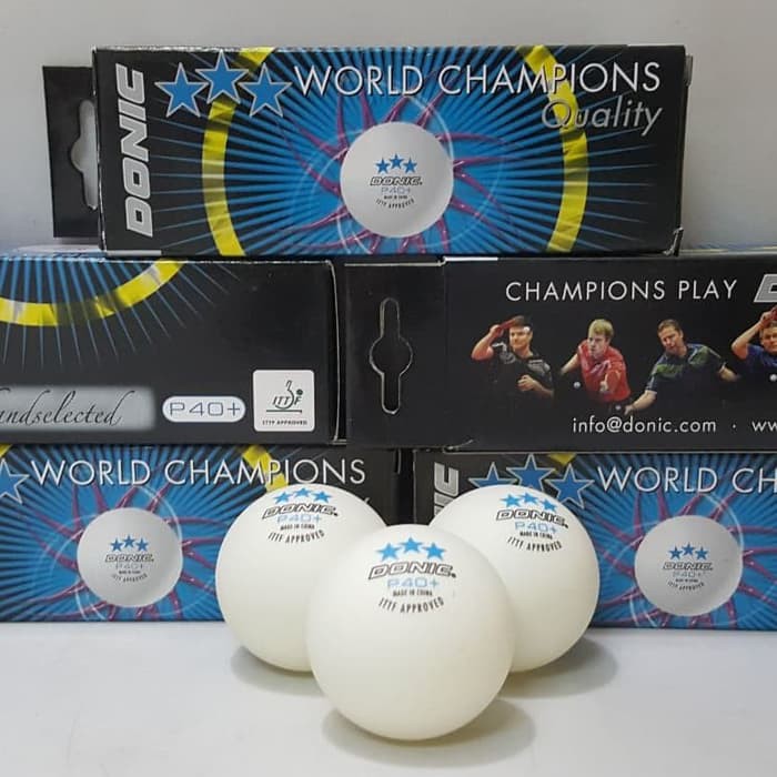 Jual Bola Pingpong Tenis Meja Donic World Champion 3 Star Isi 3