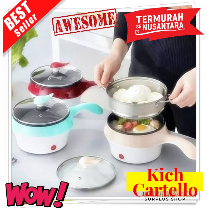 Jual PE8 Multifunctional Electric Fry Pan Panci Listrik Lapisan Keramik