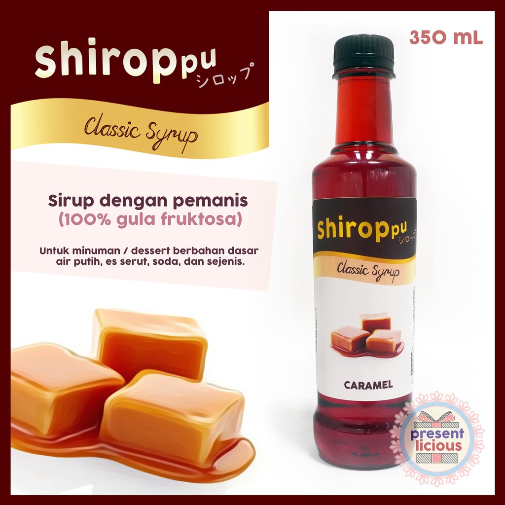 Jual Caramel Shiroppu Classic Syrup 350 ML Sirup Manis Karamel