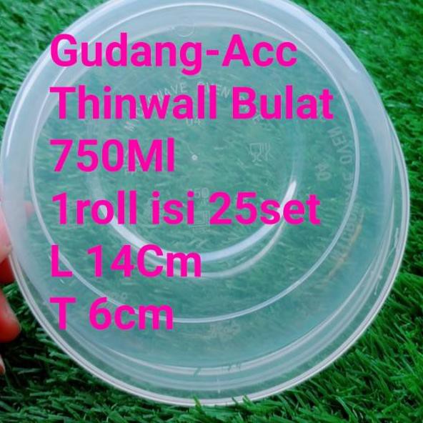 Jual Dijual Murah Lnkd Thinwall Ml Bulat Bowl Mangkok Ml