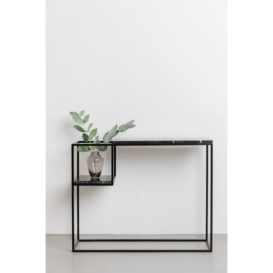 Jual Kabyio Console Table Industri Meja Konsol Kaki Besi Top Marmer