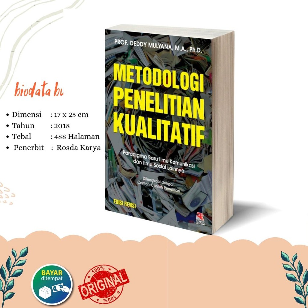 Jual Metodologi Penelitian Kualitatif Paradigma Baru Ilmu Komunikasi