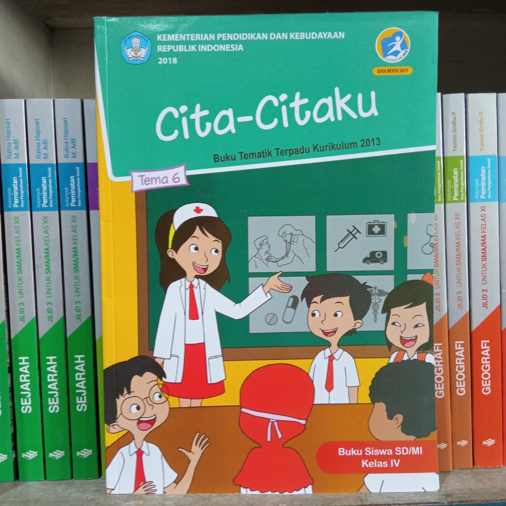 Jual Buku Paket Tematik Sd Kelas Tema Cita Citaku Shopee Indonesia