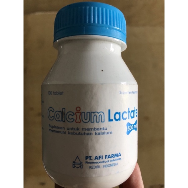 Jual CALCIUM LACTATE KALK KALSIUM MINERAL VITAMIN TULANG OTOT Shopee