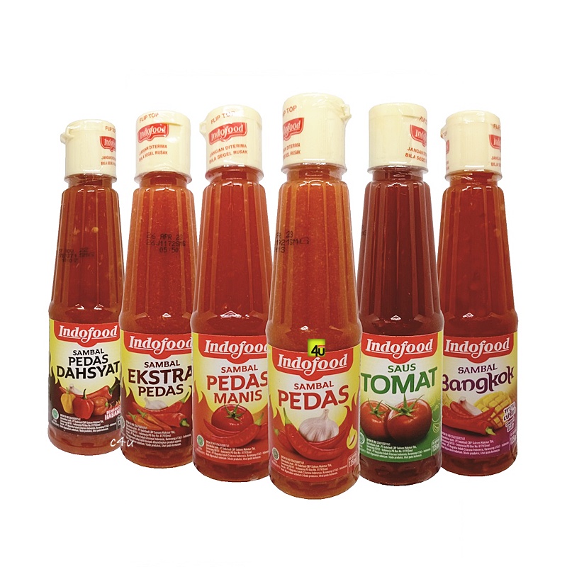 Jual Indofood Saus Sambal Botol Kecil 135ml Shopee Indonesia