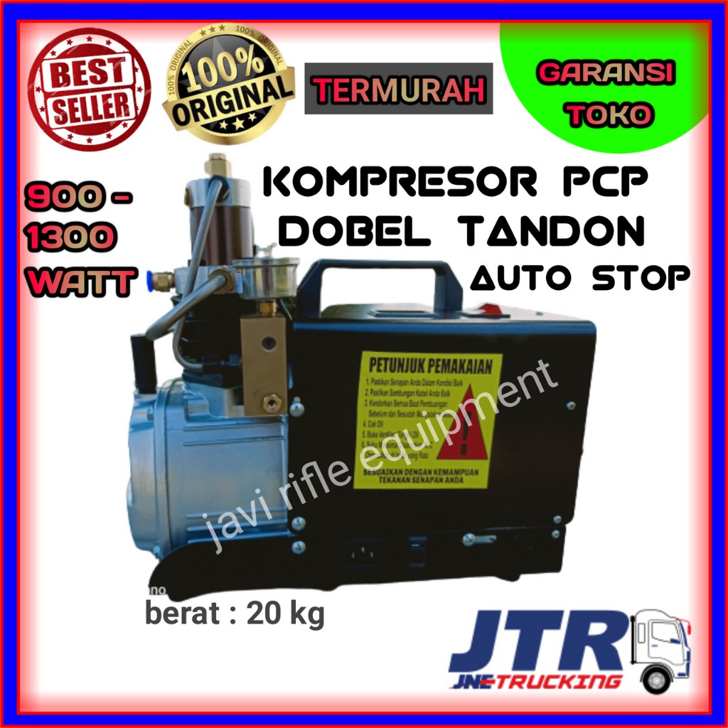 Jual Kompresor Pcp Elektrik 6000 Psi Dobel Tandon Compresor Pompa