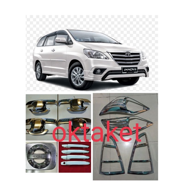 Jual Paket Lengkap Grand Innova Exclusive Hitam Chrome