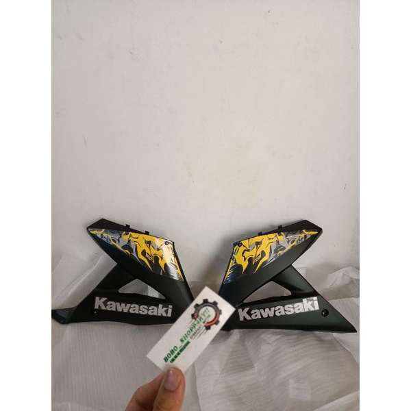 Jual Cover Fering Fairing Bawah Kiri Kanan Ninja Rr New Kuning Batik