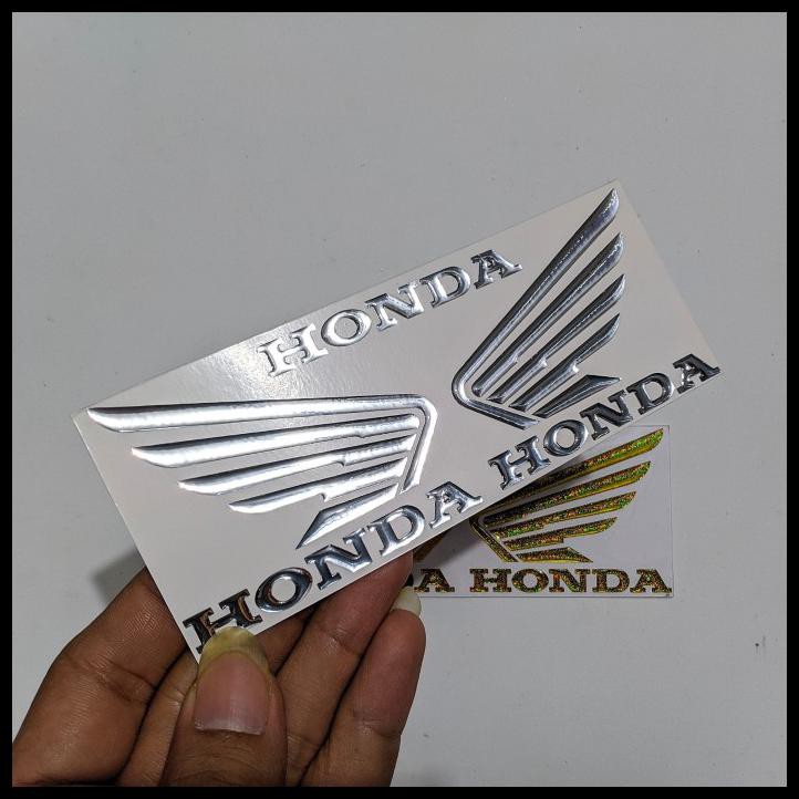 Jual 74Px Emblem Wing Sayap Logo Honda Stiker Timbul Sticker Motor