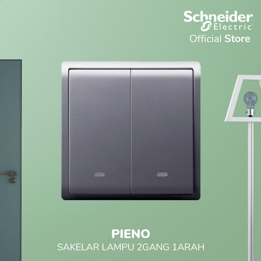 Jual Schneider Electric PIENO Saklar 2 Gang 1 Arah E8232L1F LS G3