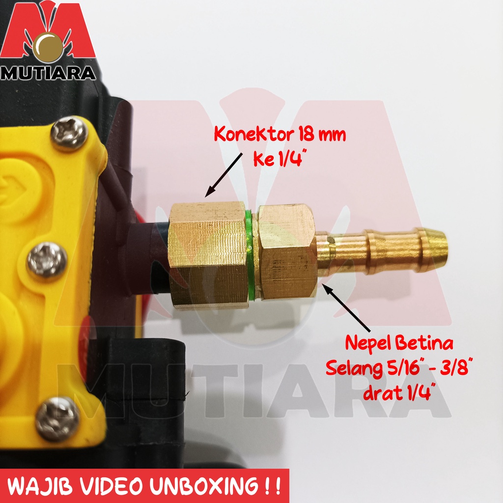 Jual Paket Konektor Pompa Dc Mm Nepel Betina Selang Drat