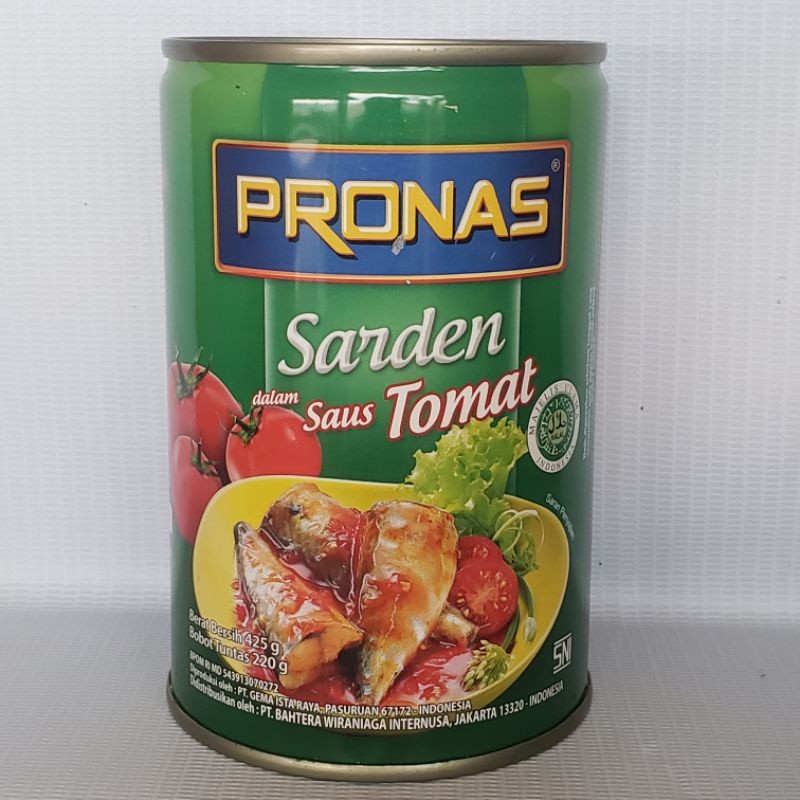 Jual Sardines Pronas Gr Shopee Indonesia