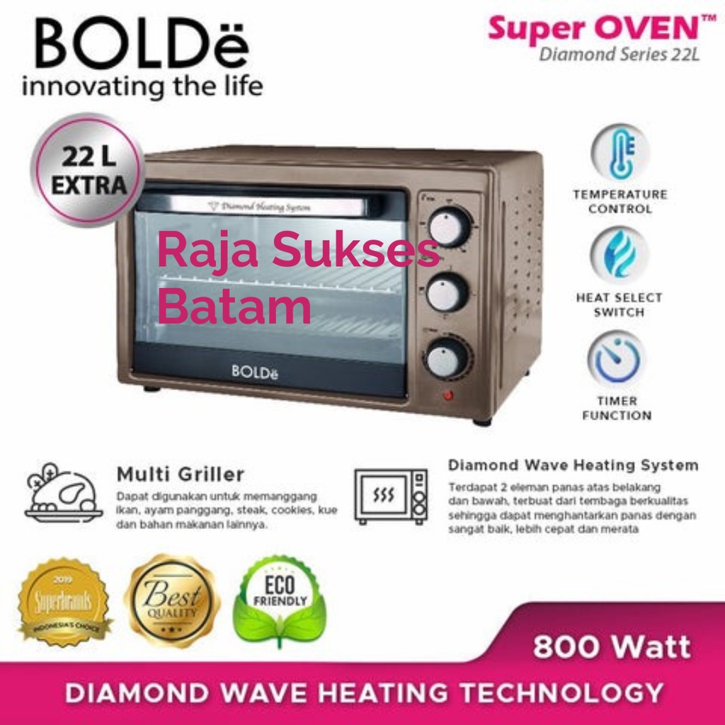 Jual Oven Listrik Bolde Oven Diamond 22 Liter BATAM Shopee Indonesia