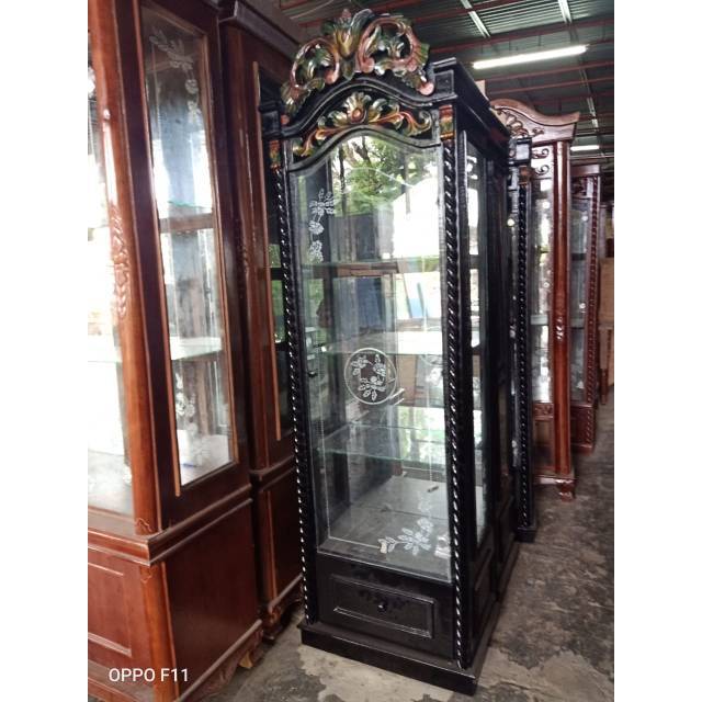 Jual Lemari Hias Kristal Pintu Kayu Mr Shopee Indonesia