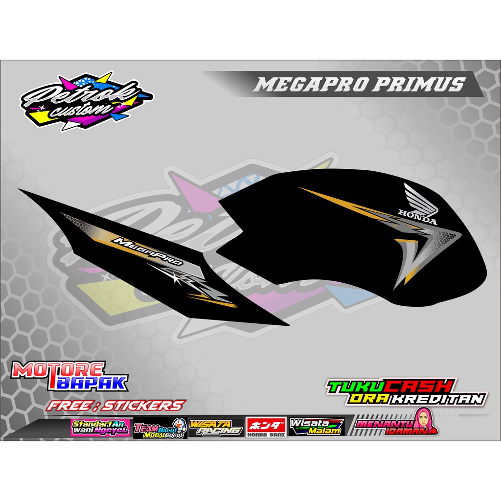 Jual STRIPING VARIASI MEGAPRO PRIMUS LIST STIKER MEGAPRO Shopee Indonesia