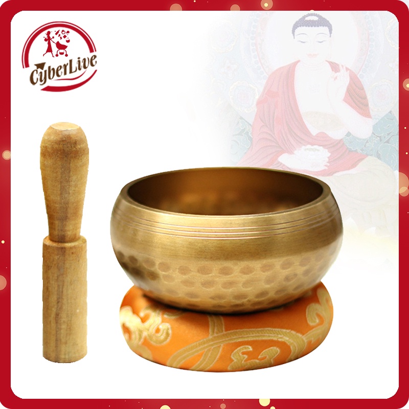 Jual Instrument Singing Bowl Tibetan Healing Bowl Bahan Tembaga Mangkuk