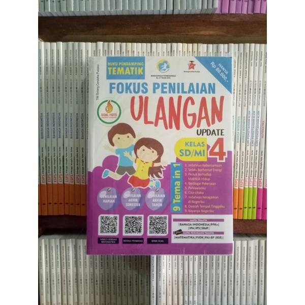 Jual Buku Pendamping Tematik Fokus Penilaian Ulangan Sd Mi Kelas