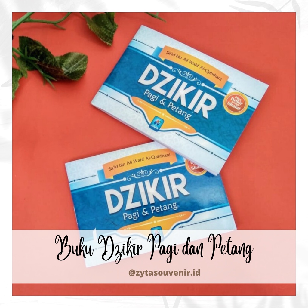 Jual Souvenir Buku Dzikir Pagi Petang Syaikh Sa Id Bin Ali Wahf Al