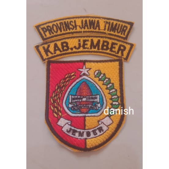 Jual Bet Bordir Logo Lambang Asn Pns Dinas Pemkab Kabupaten Jember