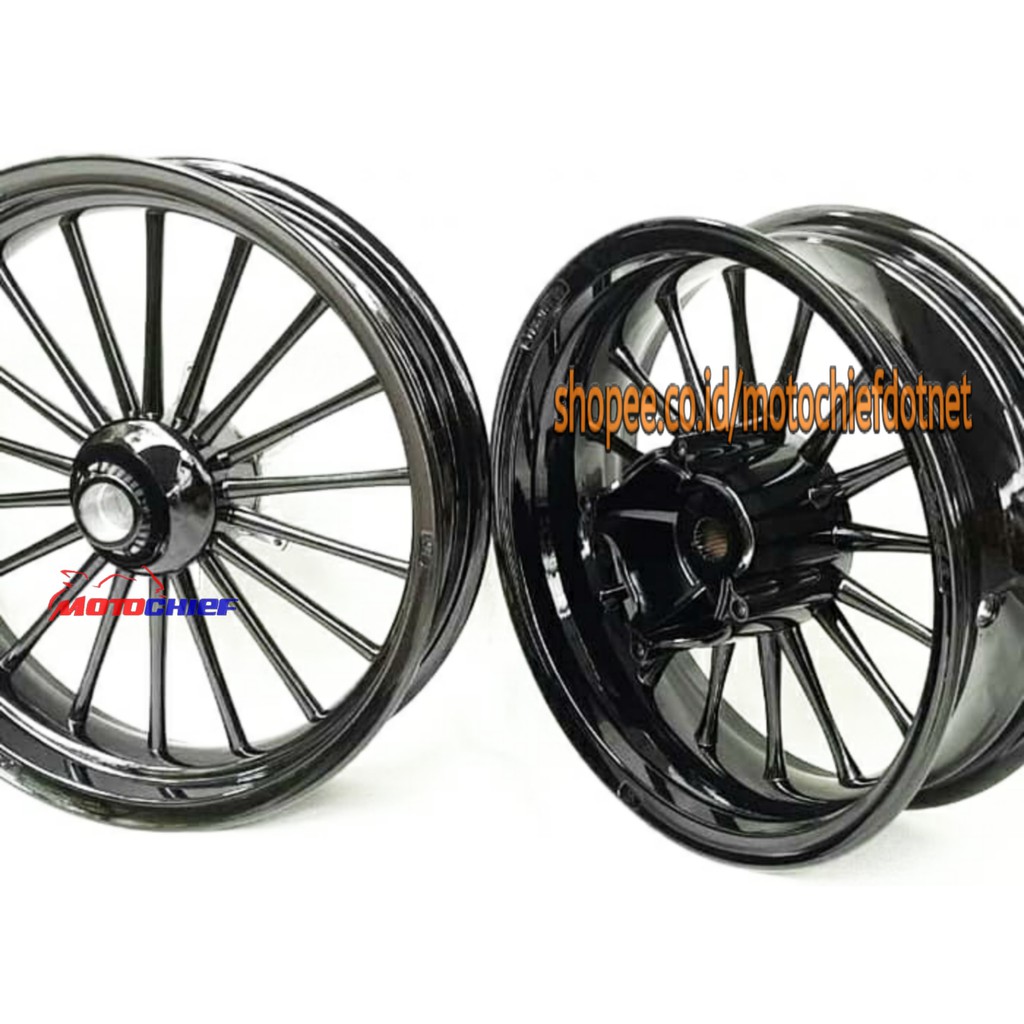 Jual Velg Racing Tapak Lebar Power Adv Classic P Black Shopee