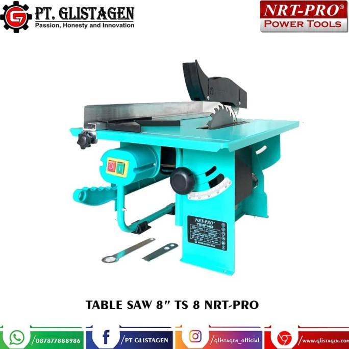 Jual Mesin Table Saw Inch Meja Gergaji Potong Kayu Nrt Pro Ts Hd