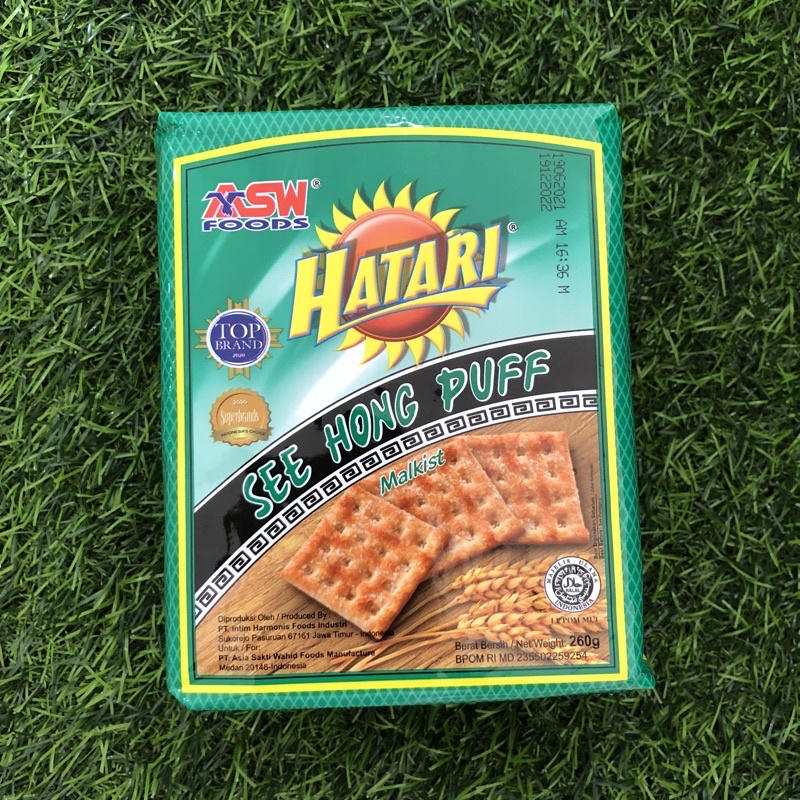 Jual HATARI CRACKERS MALKIST SEE HONG PUFF 260gr Shopee Indonesia