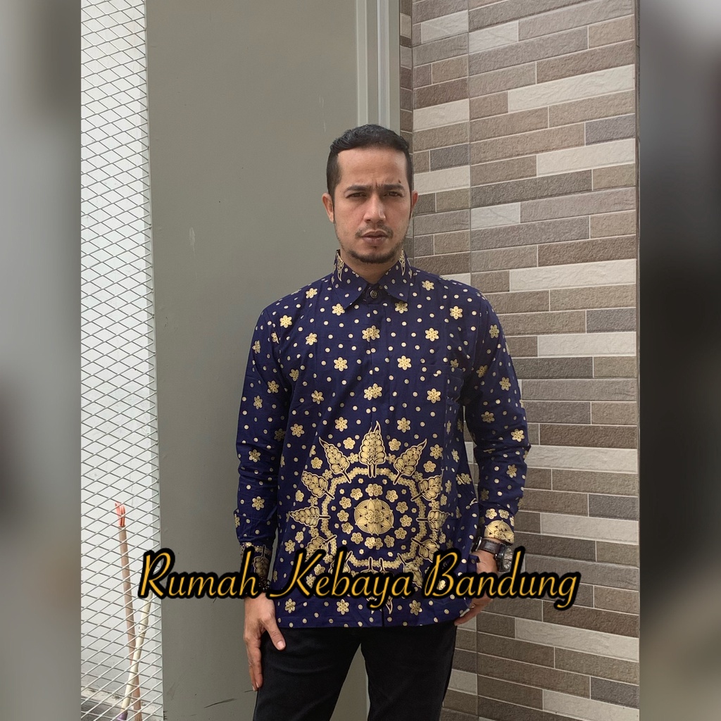 Jual KEMEJA MOTIF MATAHARI REAL PIC BATIK COUPLE SONGKET CEWEK FOTO