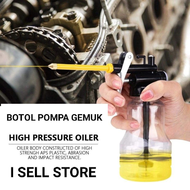 Jual Pompa Gemuk Grease Gun 250ml Botol Pompa Tangan Minyak Gemuk 250ml