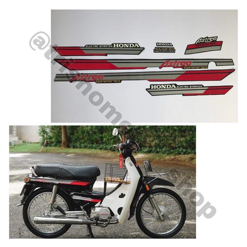 Jual Striping Body Motor Honda Astrea Grand Bulus Sticker Grand