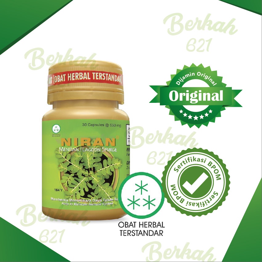 Jual Niran Kapsul Meningkatkan Daya Tahan Tubuh Borobudur Herbal