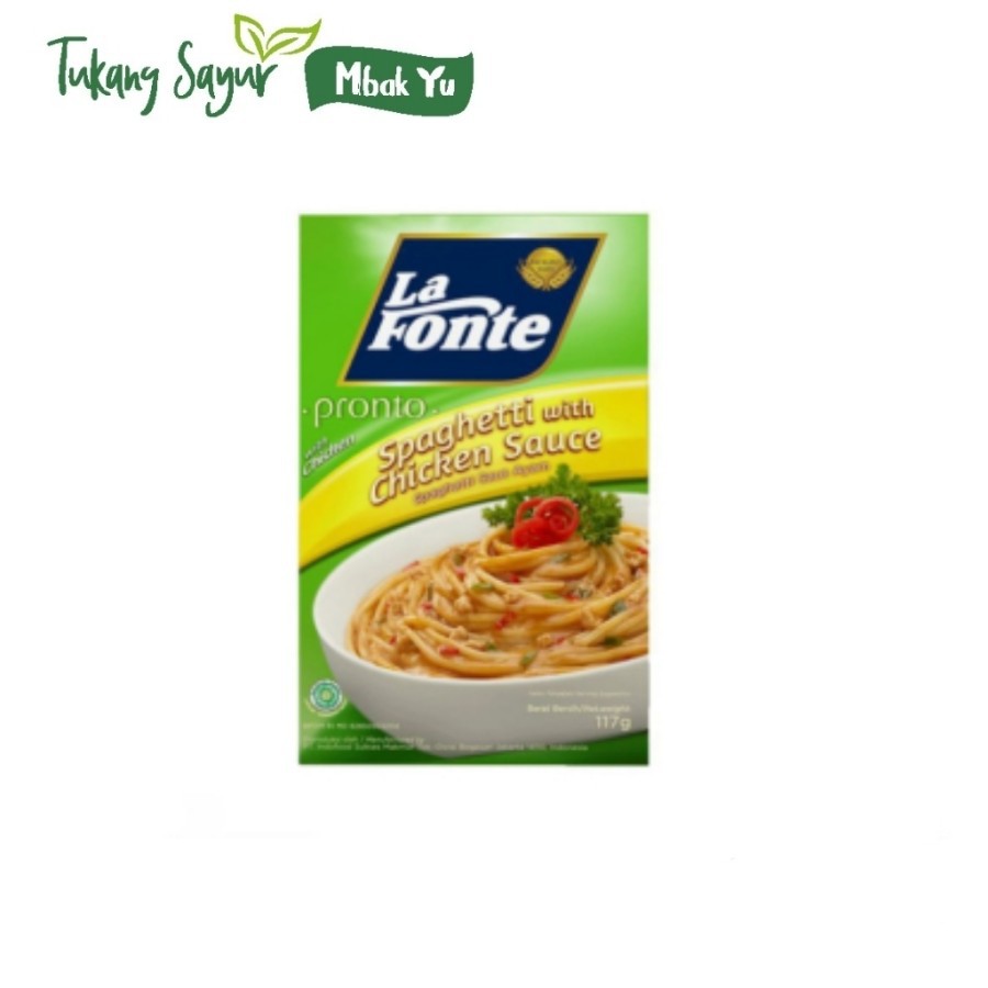 Jual La Fonte Spaghetti With Sauce 117gr Shopee Indonesia