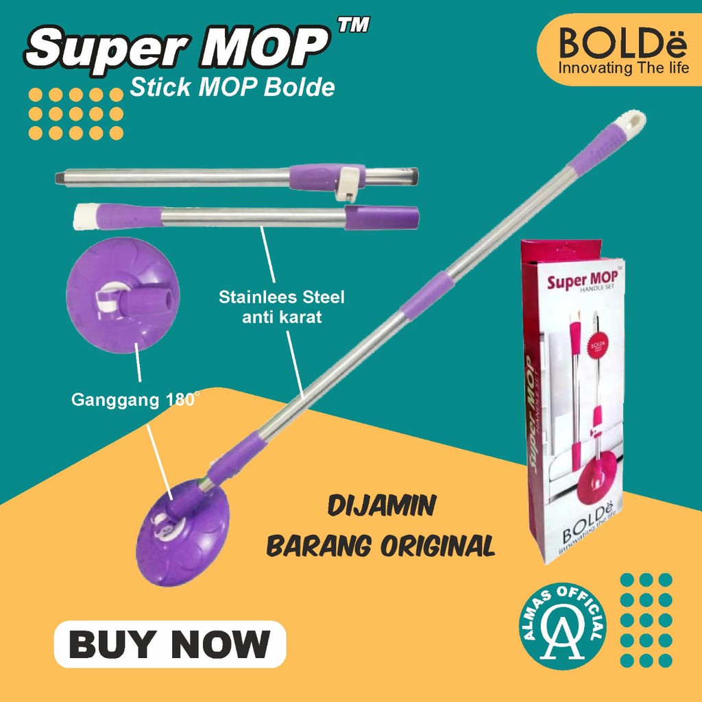 Jual Hot Sale Stik Pell Gagang Tongkat BOLDe Handle Sets Super MOP