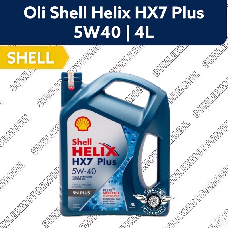 Jual Oli Mesin Mobil Shell Helix Hx Plus L Liter W Shopee