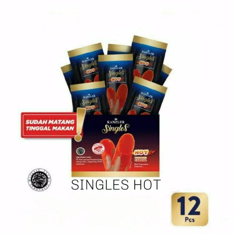 Jual SOSIS KANZLER SINGLES RASA HOT BOX Shopee Indonesia