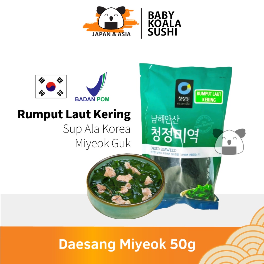 Jual Daesang Miyeok Dry Wakame Korea G Rumput Laut Kering For Soup