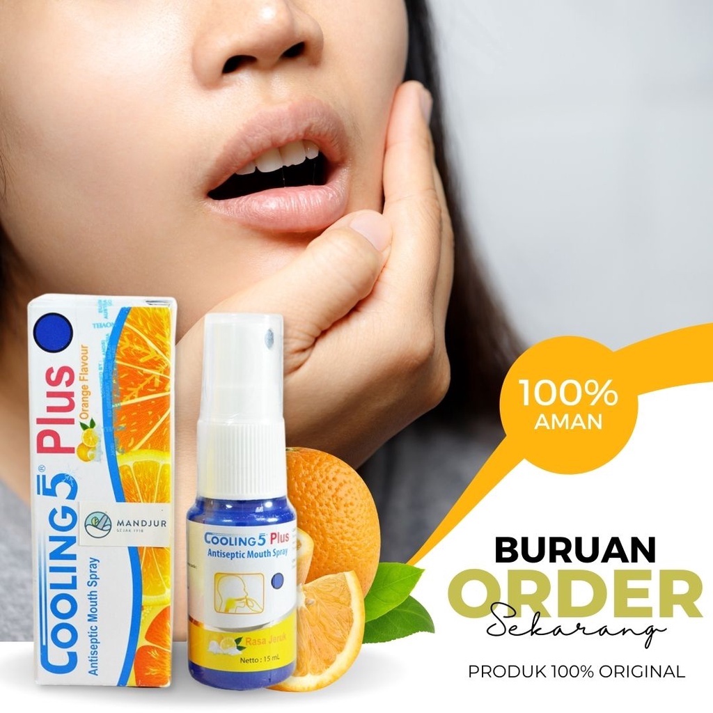 Jual Obat Sakit Gigi Cooling 5 Plus Spray Ampuh Untuk Gigi