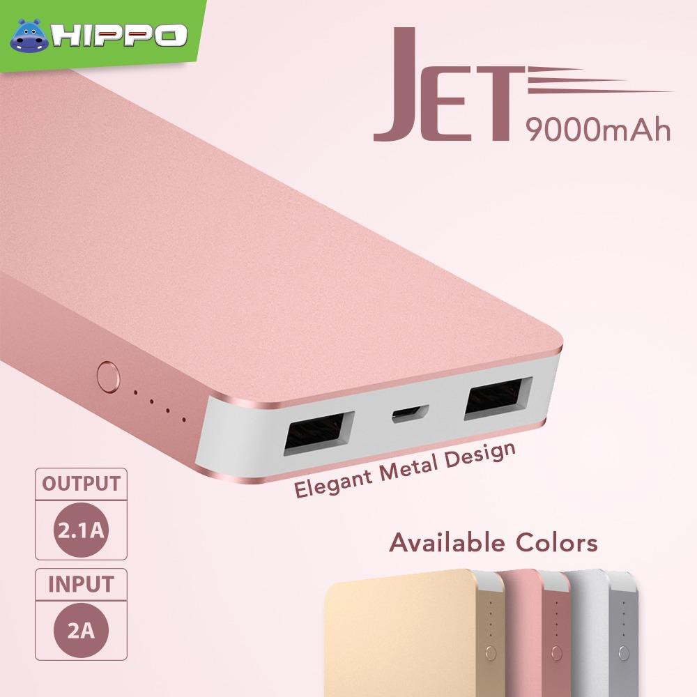 Jual Hippo PowerBank JET Metal 9000 MAH Shopee Indonesia