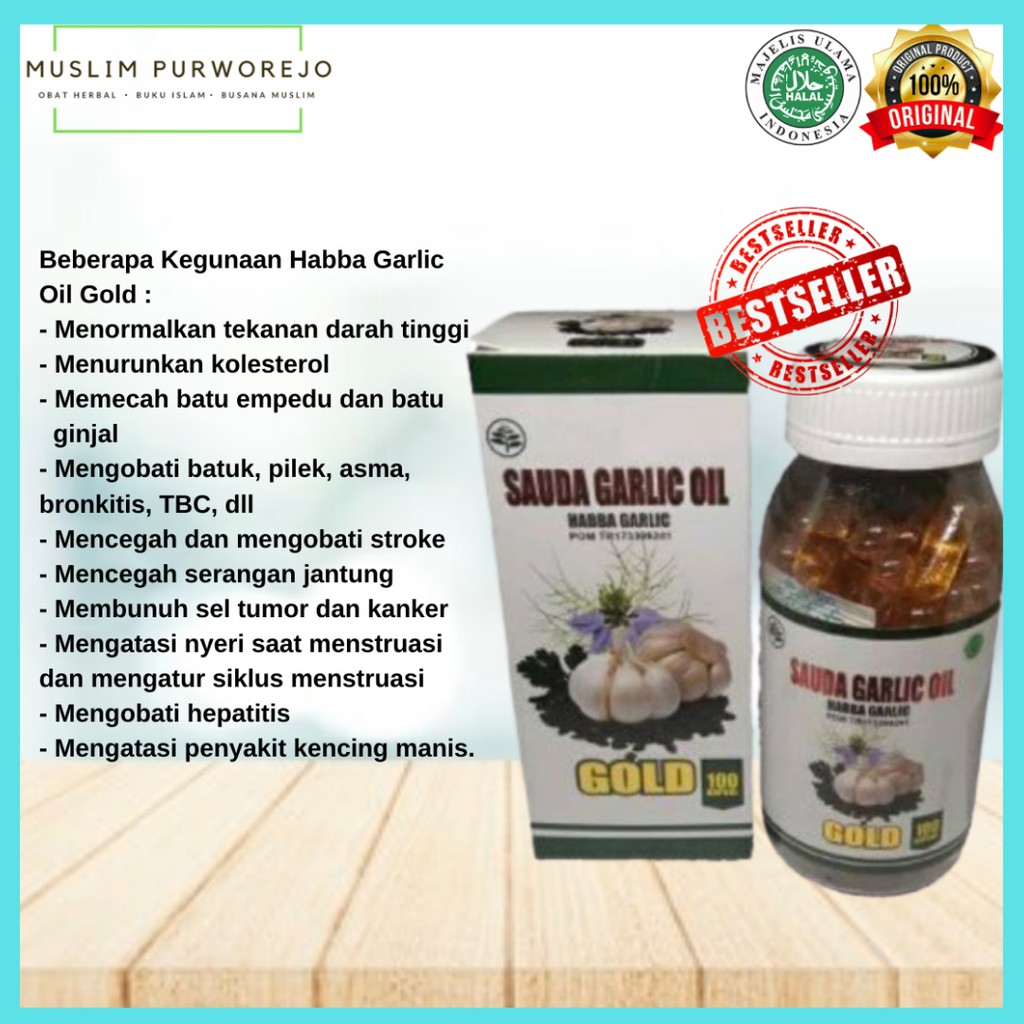 Jual Habba Garlic Oil Gold Isi Kapsul Sauda Garlic Oil Isi