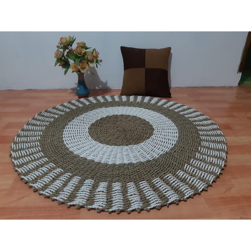 Jual Rug Seagrass Karpet Anyaman Bulat Ukuran Diameter Cm Home